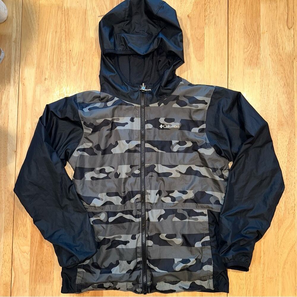 Columbia Boys Medium Camo Reversible Jacket